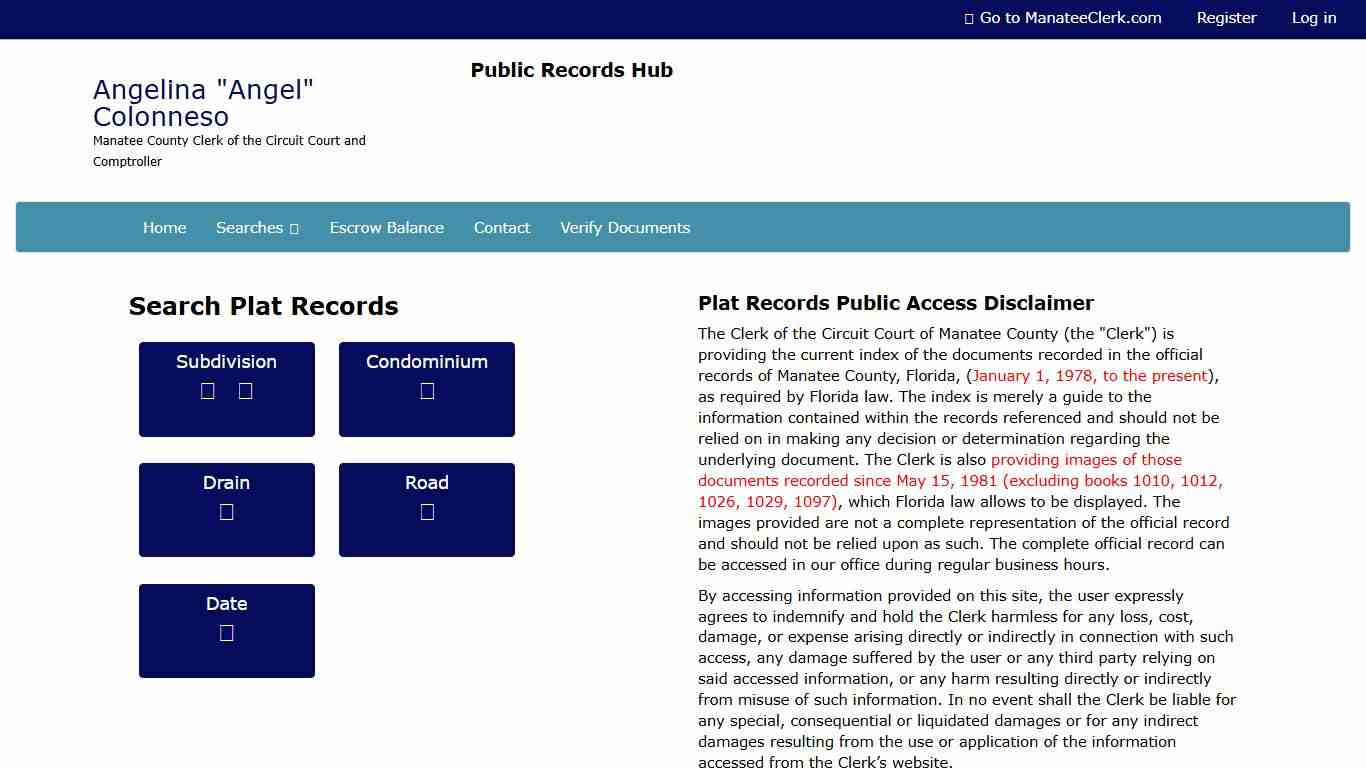 Search Plat Records